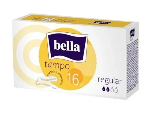 Тампоны женск.гигиен.комфорт и надёжность "bella tampo" Regular 16шт.1*20  (ВЕ-032-RE16-Е03)